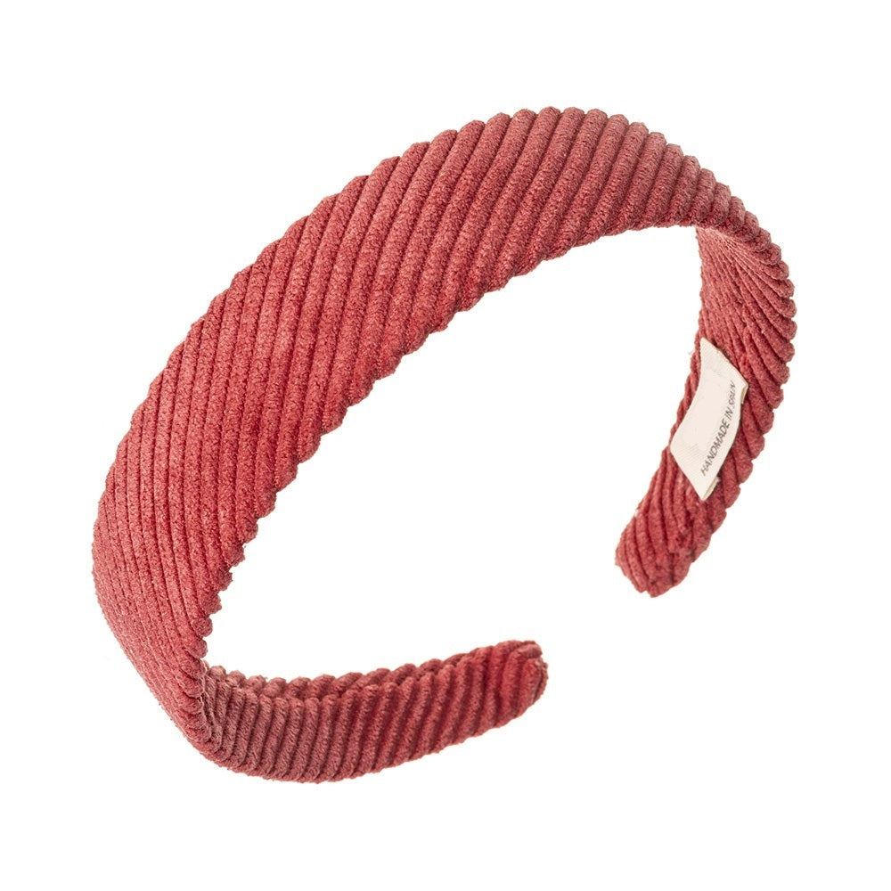 Corduroy Hairband -Rust