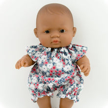 Make your little girls day with this divine doll's outfit today. Our dolls clothing is super adorable and of amazing quality, will absolutely melt your heart. Gorgeous handmade floral cotton romper beautiful quality and fabric is divine, so well made! Miniland doll outfit clothes. Paola Reina. Olivia Ann kids