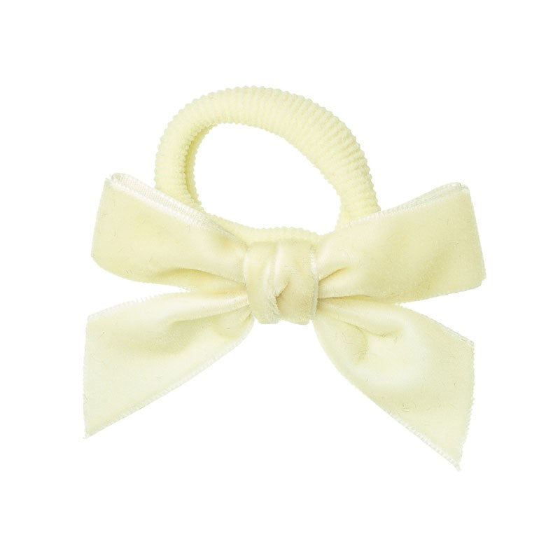 Beautiful Velvet hair medium bow , a unique handmade piece! Elastic hair band. Wholesale Olivia Ann Accessories