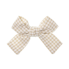 Gingham bow - 9 colours