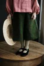 OLIVIA ANN Mary Jane - Bottle Green Velvet.