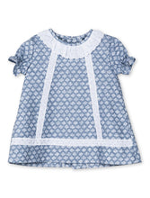 Blue Dress with Lace Details- LAST ONE SIZE 6M!