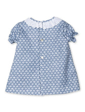 Blue Dress with Lace Details- LAST ONE SIZE 6M!