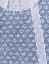 Blue Dress with Lace Details- LAST ONE SIZE 6M!