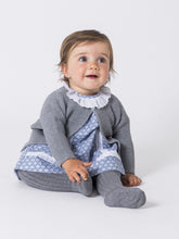 Blue Dress with Lace Details- LAST ONE SIZE 6M!