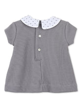 Baby dress - Grey with White Collar - SALE 50% OFF!