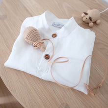 GUILLE SHIRT - White Linen (last one Size 4-5, 60% OFF!)