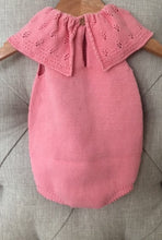 Frill Collar Knit Romper- PINK (SALE 30% OFF!)