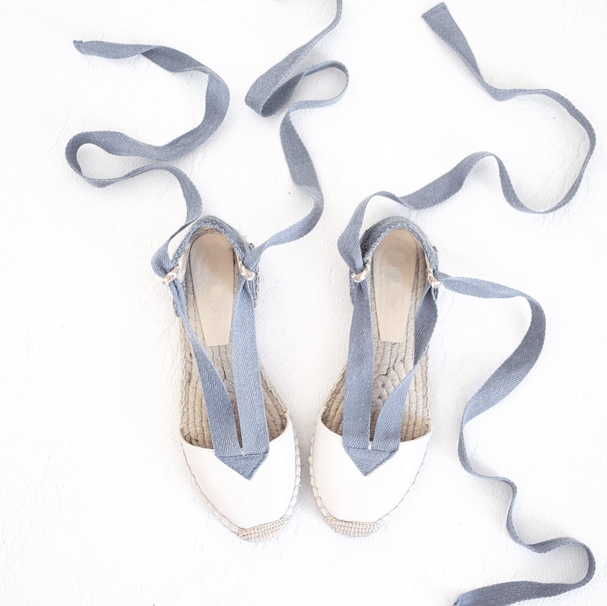 Flat Leather Espadrilles - EU 40 & 42 (50% OFF)