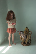 Terracotta High-Waisted Trouser-Skirt