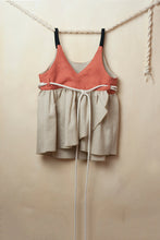 Beige Reversible Crossover Blouse (SALE 50% OFF)