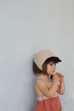 Reversible Beige Peaked Bonnet (SALE 50% OFF)