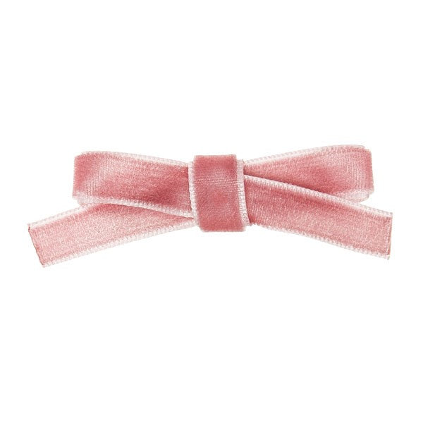 Old Rose Velvet small bow