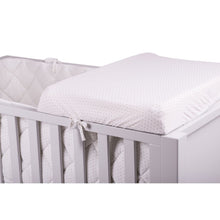 Changing Pad Cover, 50x80cm, White with Grey Mini Dots