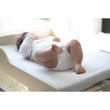 Changing Pad Cover, 50x80cm, White with Grey Mini Dots