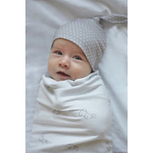 Double Sided Blanket - Grey Rabbits and White Dots