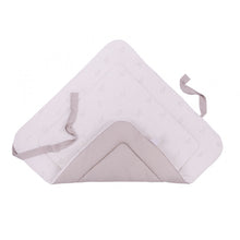 Double Sided Wrapping Cape - Grey Rabbits and White Mini Dots