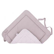 Double Sided Wrapping Cape - Grey Rabbits and White Mini Dots