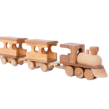 The train is the most popular toy among children all over the world. This set contains the train locomotive and two carriages. Y
