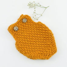 Doll Knitted ROMPER  - MUSTARD ( Fits 34 - 40 cm dolls / 13-15 inch)