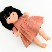 Make your little one's day with this divine doll's outfit today. Our dolls clothing is super adorable and of amazing quality, will absolutely melt your heart. Doll dress miniland, minikane, paola reina clothes. Olivia Ann doll clothes