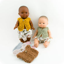 Make your little girls day with this divine doll's outfit today. Our dolls clothing is super adorable and of amazing quality, will absolutely melt your heart. Gorgeous handmade top and floral bloomers beautiful quality and fabric is divine, so well made! Miniland doll outfit clothes. Paola Reina. Olivia Ann kids