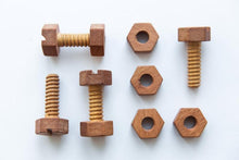 This hand-crafted Wooden Construction / Tools Set is incredible realistic and features tools with movable parts. Made from solid ash and beech wood and covered with natural oils. Perfectly polished for an heirloom quality toy . Poltora Stolyara. Australia.