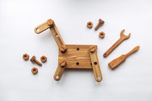 This hand-crafted Wooden Construction / Tools Set is incredible realistic and features tools with movable parts. Made from solid ash and beech wood and covered with natural oils. Perfectly polished for an heirloom quality toy . Poltora Stolyara. Australia.