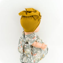 Make your little girls day with this divine autumn floral doll's outfit today. Our dolls clothing is super adorable and of amazing quality, will absolutely melt your heart. Gorgeous handmade turban and dress, beautiful quality and fabric is divine, so well made! Miniland doll dress turban outfit clothes. Paola Reina. Olivia Ann kids