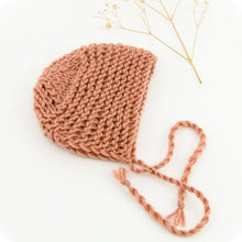 This cosy bonnet is hand knitted in Europe, specially designed for the 32 cm dolls, can fit dolls around 30 - 34 cm (11- 13 inch) Miniland, Minikane, Paola Reina Gordis and similar.