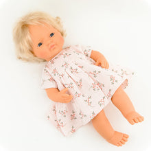 Make your little one's day with this divine doll's floral muslin dress today. Our dolls clothing is super adorable and of amazing quality, will absolutely melt your heart. Doll dress miniland, minikane, paola reina clothes. Olivia Ann doll clothes