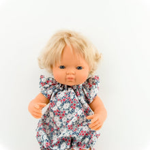 Make your little one's day with this divine doll cotton floral romper today. Our dolls clothing is super adorable and of amazing quality, will absolutely melt your heart. Doll dress miniland, minikane, paola reina clothes. Olivia Ann doll clothes