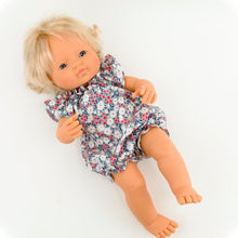 Make your little one's day with this divine doll cotton floral romper today. Our dolls clothing is super adorable and of amazing quality, will absolutely melt your heart. Doll dress miniland, minikane, paola reina clothes. Olivia Ann doll clothes