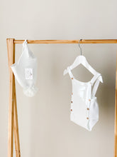 Baby Knitted Romper with pocket- White