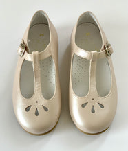 OLIVIA ANN T-Bar Mary Jane "Shiny Pale Pink"
