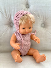 Doll Hand Knitted Beanie - Pink