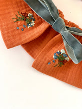 Rust Handmade Detachable Collar - Reversible and adjustable.