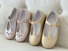 OLIVIA ANN T-Bar Mary Jane "Shiny Gold"