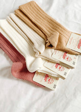 CONDOR Ribbed Knee High Socks - CAMEL