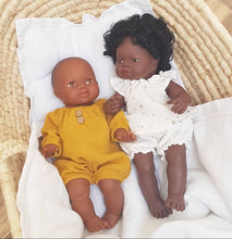 Miniland Doll - African Baby Girl , 38 cm (UNDRESSED)