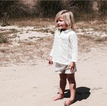 Leonard Linen Shorts- Light Grey (50% OFF!)