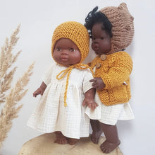 Miniland Doll - African Baby Girl , 38 cm (UNDRESSED)