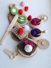 Wooden Play Kitchen Set  “Waffle Brunch" - Montessori Learning Focus