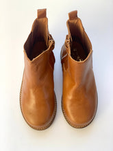 Olivia Ann "Chelsea" Tan Leather Unisex Shoes