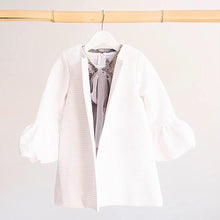 White Coat with French Sleeves - SALE 50% OFF!