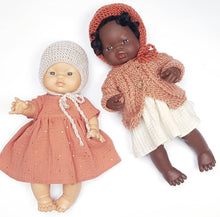 Miniland Doll - African Baby Girl , 38 cm (UNDRESSED)