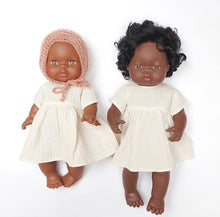 Miniland Doll - African Baby Girl , 38 cm (UNDRESSED)