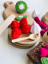 Crochet Play Set "Waffle Brunch" - Montessori Learning Focus