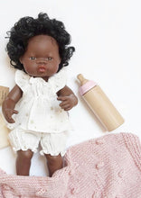 Miniland Doll - African Baby Girl , 38 cm (UNDRESSED)
