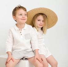 Leonard Linen Shorts- Light Grey (50% OFF!)